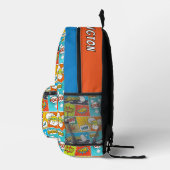 Individuelle Name Comic Bedruckter Rucksack (Rechts)