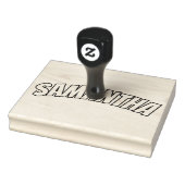 Individuelle Name Comic Buchschrift Gummistempel (Stempel)