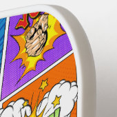 Individuelle Name Comic Pickleball Schläger (Linke Seite)