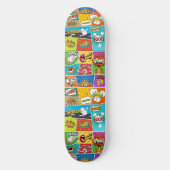 Individuelle Name Comic Skateboard (Vorderseite)