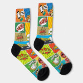 Individuelle Name Comic Socken (Rechts)