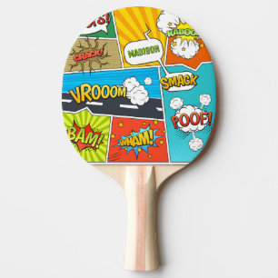 Individuelle Name Comic Tischtennis Schläger
