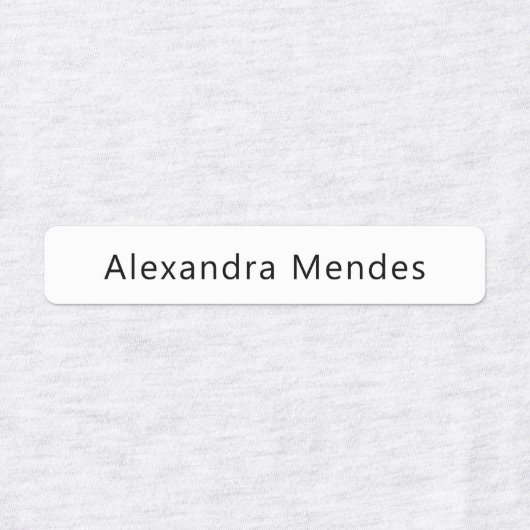 Individuelle Name Company Name Fabric Closing Busi Etiketten (Design 1)