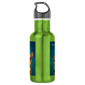 Individuelle Name Cool Hunde Edelstahlflasche (Rückseite)