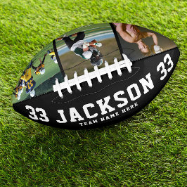 Individuelle Name Cool Modern 3 Foto Team Jersey Football