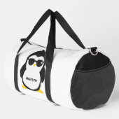 Individuelle Name cool Pinguin Duffle Bag (Rechte Ecke)