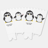 Individuelle Name cool Pinguin Geschenkschachtel (Ungeklappt)