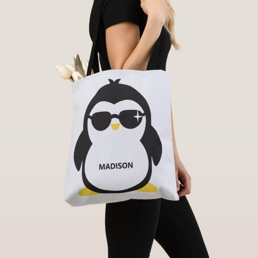 individuelle Name cool Pinguin Tasche (Von Nahem)