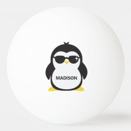 individuelle Name cool Pinguin Tischtennisball