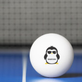 individuelle Name cool Pinguin Tischtennisball (Netto)