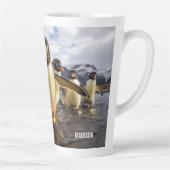 Individuelle Name Cool Pinguine Milchtasse (Rechts)