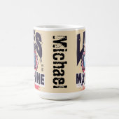 Individuelle Name Coole Retro-Kunstwerke Grafik-Fe Verwandlungstasse (Zentrum)