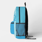 Individuelle Name Cooler Hai Bedruckter Rucksack (Rechts)