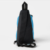 Individuelle Name Cooler Hai Crossbody Bag (Rückseite)
