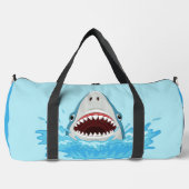 Individuelle Name Cooler Hai Duffle Bag (Vorderseite)