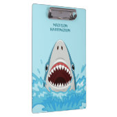 Individuelle Name Cooler Hai Klemmbrett (Rechts)