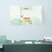 Individuelle Name Corgi Pet Dog Banner (Messeveranstaltung)