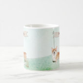 Individuelle Name Corgi Pet Dog Kaffeetasse (Mittel)