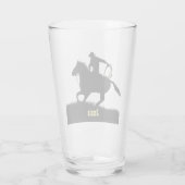 Individuelle Name Cowboy Glas (Rückseite)