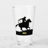 Individuelle Name Cowboy Glas (Vorderseite)