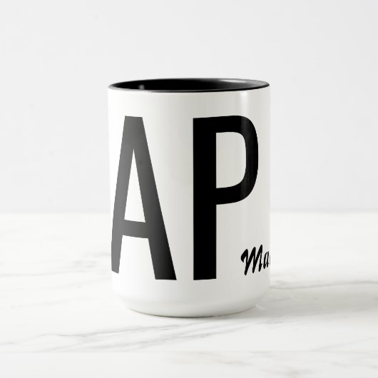 Individuelle Name CRAP / RAP Tasse (Zentrum)