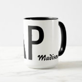 Individuelle Name CRAP / RAP Tasse (VorderseiteRechts)