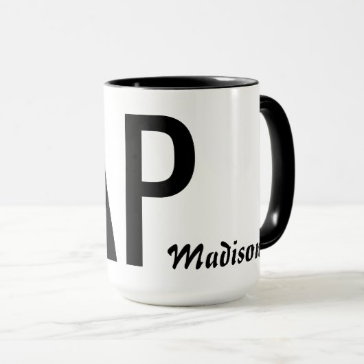 Individuelle Name CRAP / RAP Tasse (VorderseiteRechts)