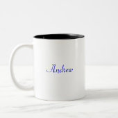 Individuelle Name Crew zweiseitig Kaffeetasse (Links)
