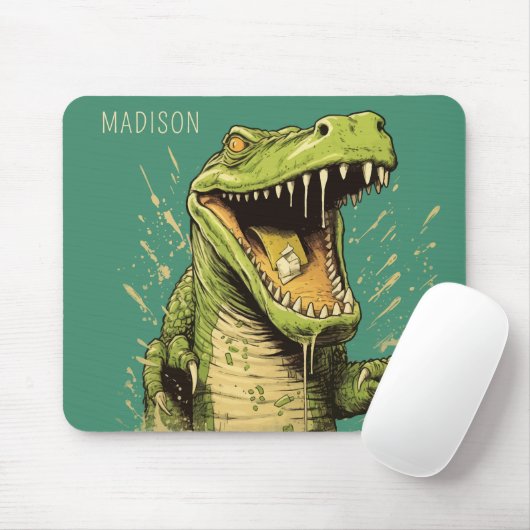 Individuelle Name Crocodile Mousepad (Mit Mouse)