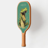 Individuelle Name Crocodile Pickleball Schläger (Links)