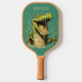 Individuelle Name Crocodile Pickleball Schläger (Rückseite)