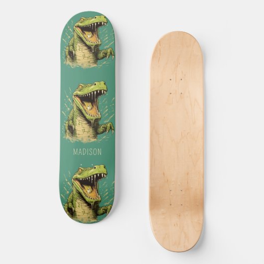 Individuelle Name Crocodile Skateboard (Vorderseite)