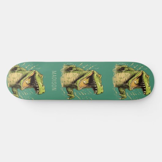 Individuelle Name Crocodile Skateboard (Horizontal)