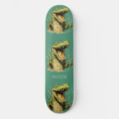 Individuelle Name Crocodile Skateboard (Vorderseite)