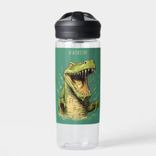 Individuelle Name Crocodile Trinkflasche