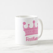 Individuelle Name Crown Kaffeetasse (VorderseiteRechts)
