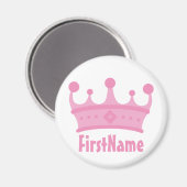 Individuelle Name Crown Magnet (Vorderseite/Rückseite)