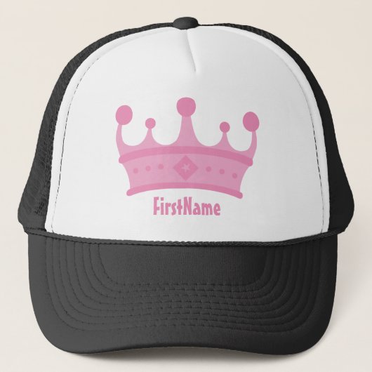 Individuelle Name Crown Truckerkappe (Vorderseite)