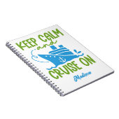 Individuelle Name Cruise Behielt Ruhe Notizblock (Rechte Seite)