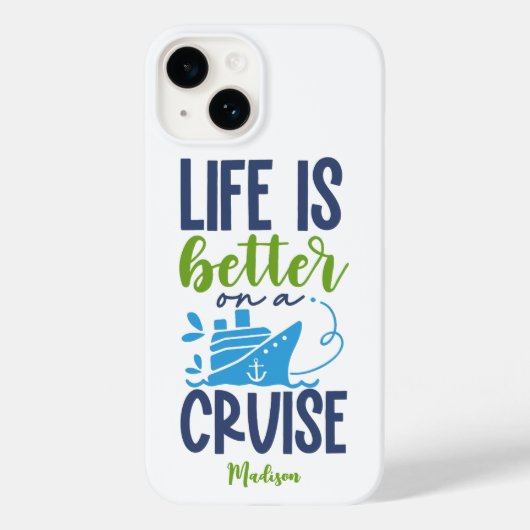 Individuelle Name Cruise Case-Mate iPhone Hülle (Rückseite)