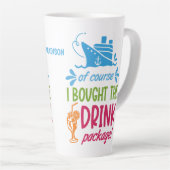 Individuelle Name Cruise Drinks Milchtasse (Rechte Ecke)