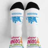 Individuelle Name Cruise Drinks Socken (Oben)