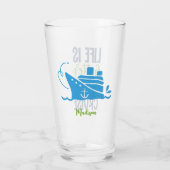 Individuelle Name Cruise Glas (Rückseite)