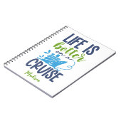 Individuelle Name Cruise Notizblock (Linke Seite)