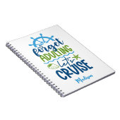 Individuelle Name Cruise Notizblock (Rechte Seite)