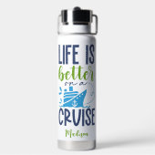 Individuelle Name Cruise Trinkflasche (Hinten)