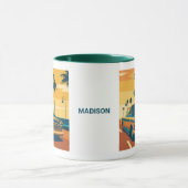 Individuelle Name Cuba Illustration Tasse (Zentrum)