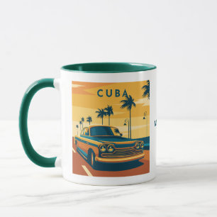 Individuelle Name Cuba Illustration Tasse