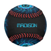 Individuelle Name Cyber Circuit Eye Baseball (Vorderseite)