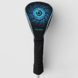 Individuelle Name Cyber Circuit Eye Golf Headcover